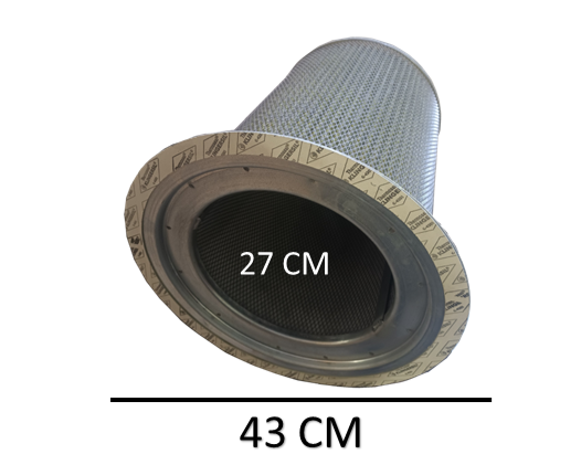 Filtro separador aire / aceite 02-1027, 22219174 para compresor de tornillo Ingersoll Rand