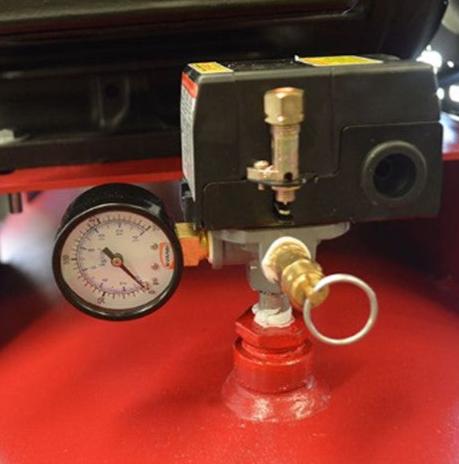 Compresor de Aire 2 Etapas 15HP 1000L EVANS - 175 PSI, Motor Eléctrico y Tanque Horizontal