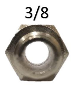 Espiga rosca macho de 3/8 X 3/8 para herramienta neumatica npt