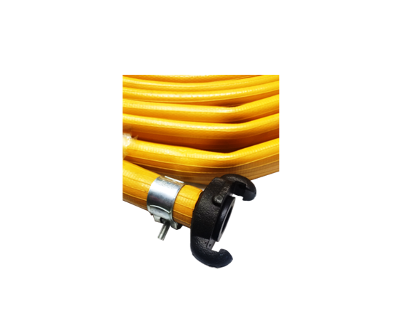 Juego de mangueras planas de alta presión con conexiones garra 3/4" Pulg - 600 psi