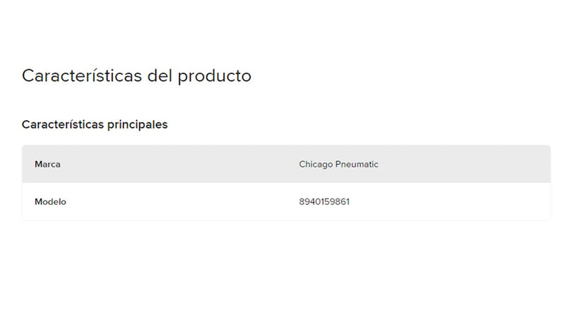 Refaacion Fijador Para Escareadora 8940159861 Chicago Pneumatic