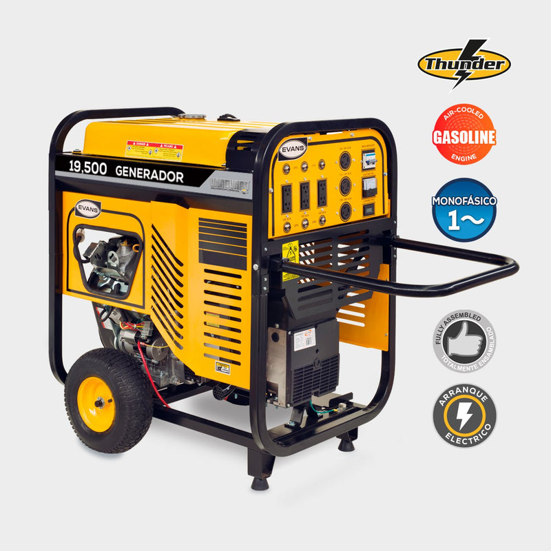Generador Monofásico EVANS 19,500 W - Potencia y Rendimiento Excepcional Monofasico