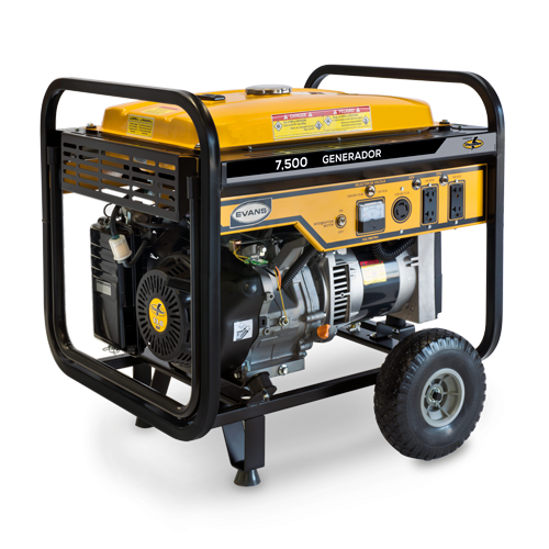 Generador Monofásico EVANS 7,500W - Potencia y Versatilidad para Todo Tipo de Trabajo