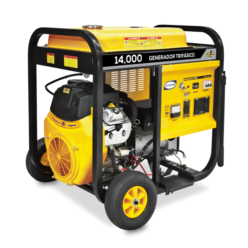 Generador Trifásico EVANS 14,000 VA - Potencia para Grandes Demandas