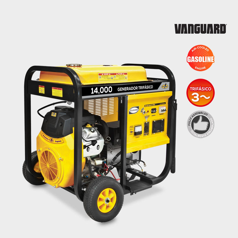 Generador Trifásico EVANS 14,000 VA - Potencia para Grandes Demandas