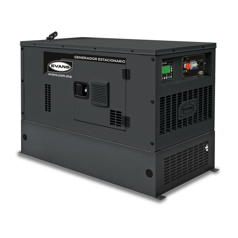 Generador Monofásico EVANS 12kW Respaldo Energético Confiable para Industria y Hogar