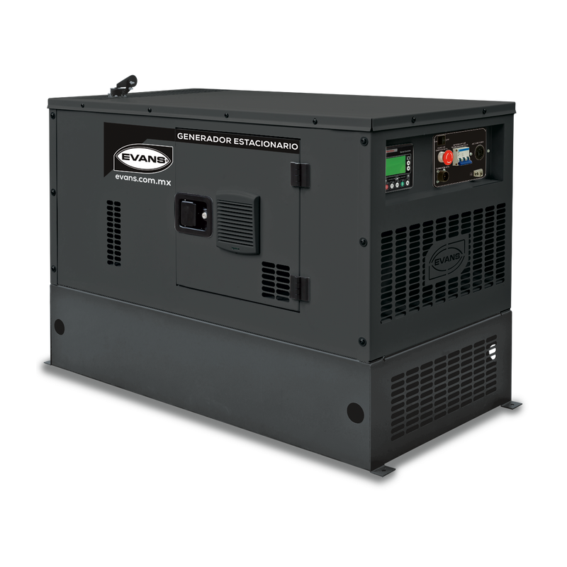 Generador Monofásico EVANS 12kW Respaldo Energético Confiable para Industria y Hogar