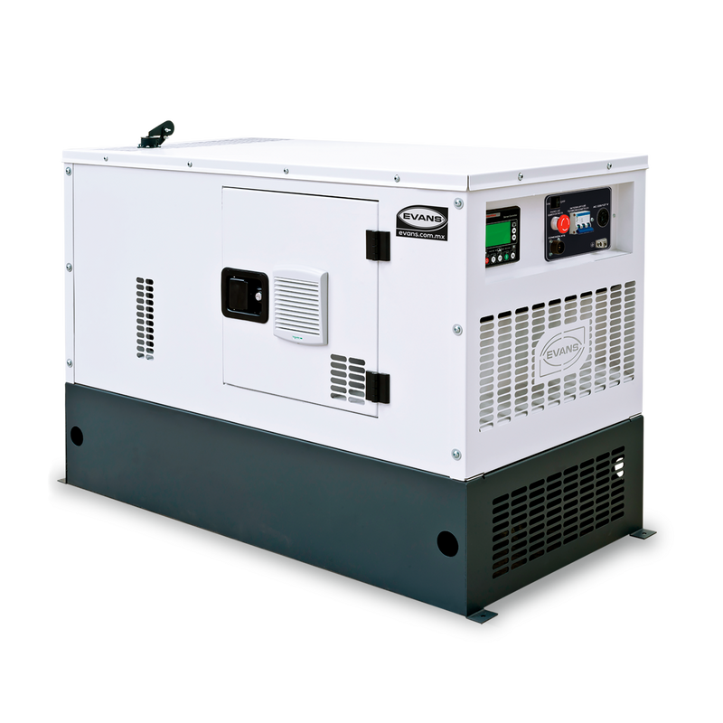 Generador Monofásico EVANS 16.6kW Máximos – Respaldo Energético Confiable para Negocios e Industrias