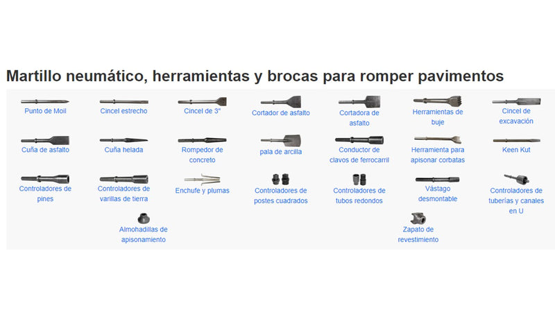 Martillo Cincelador Cp 0222 CHIT de 7/8 x 3 1/4 ´´ Chicago Pneumatic para concreto