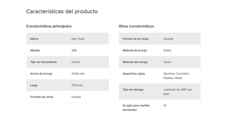 Cincel Cleco Angular Hoja De 1 3 / 8 Pulgada 398