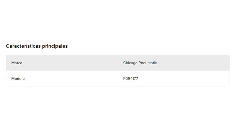 P 054177 Sty Punta  de tungsteno Para Cp 9361