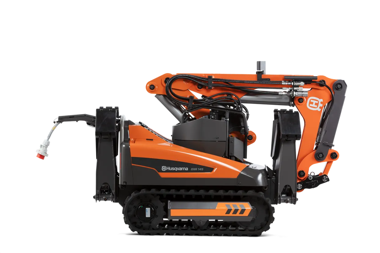 Robot de Demolición Husqvarna DXR 145 - Control Remoto, Alta Potencia y Versatilidad