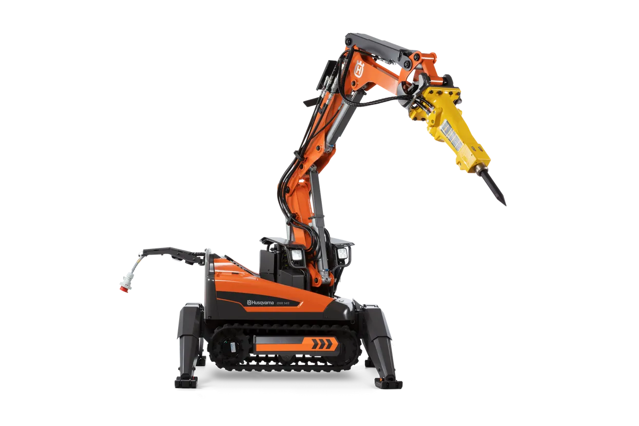 Robot de Demolición Husqvarna DXR 145 - Control Remoto, Alta Potencia y Versatilidad