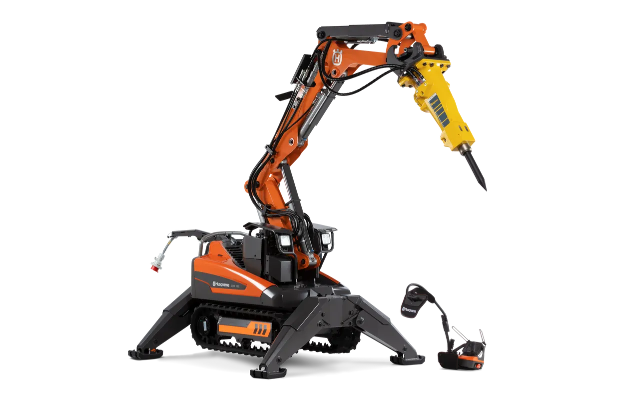 Robot de Demolición Husqvarna DXR 145 - Control Remoto, Alta Potencia y Versatilidad