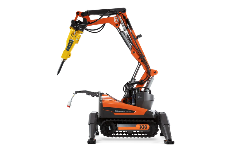 Robot de Demolición Husqvarna DXR 145 - Control Remoto, Alta Potencia y Versatilidad